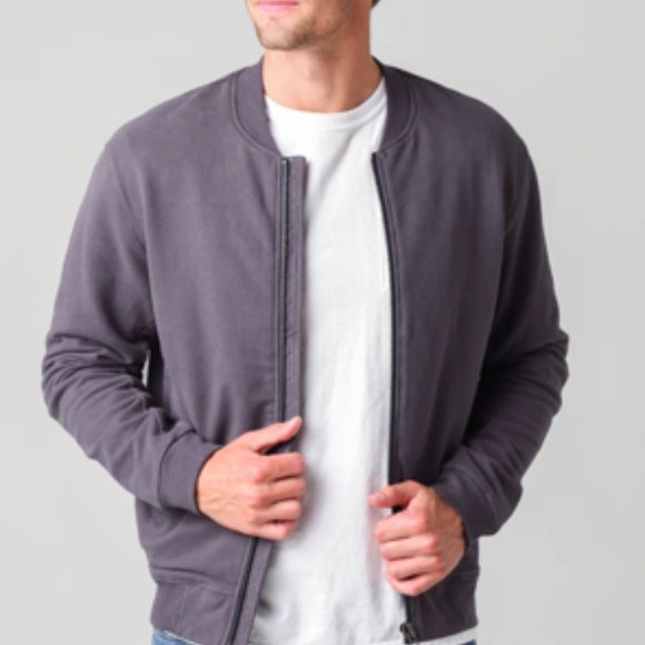 Rails Men's Bedford Black Bomber Jacket - Size Large - Picture 1 of 5